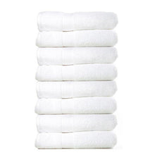 Load image into Gallery viewer, White Bleach Shield Salon Towels  16x27" - Stain-Resistant, Colorfast, and Durable for Hair Salons.